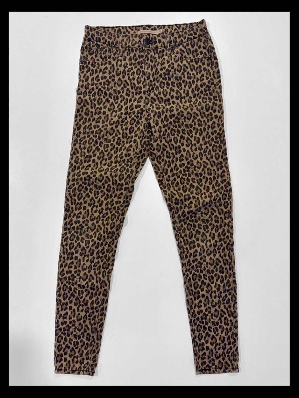 Levi's 720 High Rise Super Skinny leopard jeans